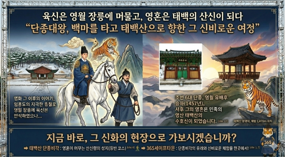 365세이프타운, 단종 설화 활용 관광 이벤트 추진… 영월 관광객 대상 연계 프로모션 운영 이미지 1